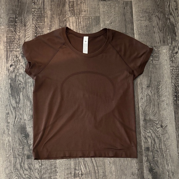 lululemon athletica Tops - Lululemon Swiftly Tech Short Sleeve - Waist Length - Brown - Size 10